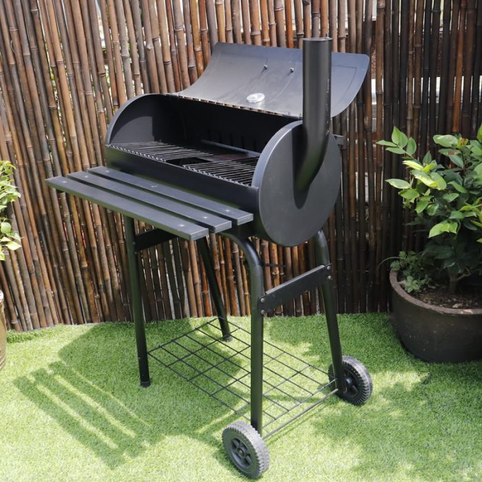 Rear Heating Charcoal Barbecue Grill