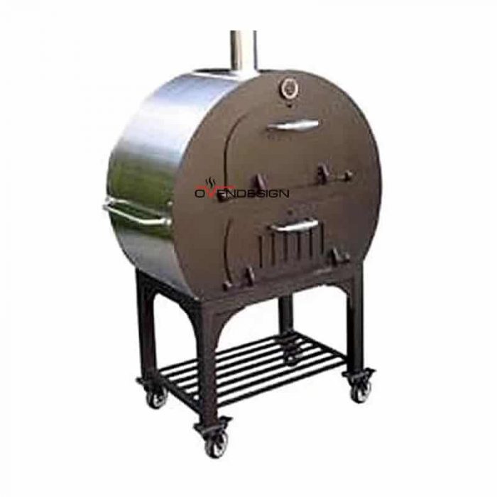 Charcoal Wood Fired Pizza Oven With Separate Food Room-Ovendesigns