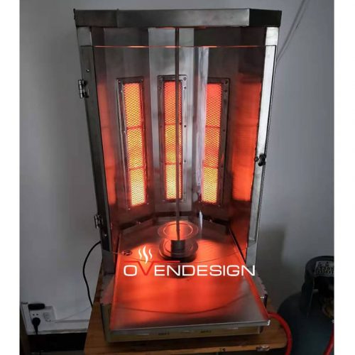 Gas-fired rear heating chicken oven-Design by Ovendesign-