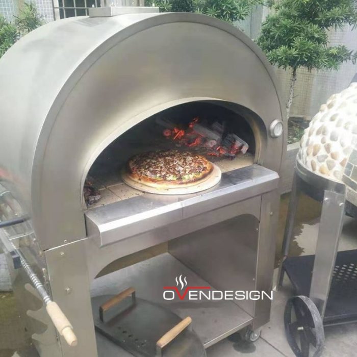 Traditional Wood-fired Pizza Oven Stainless Steel-Designed by Ovendesign-1