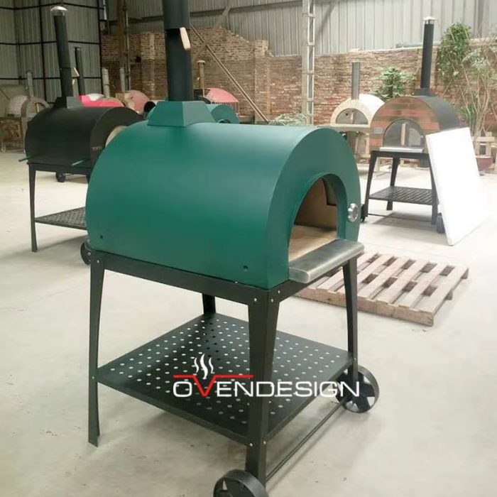 Wood fire Pizza Oven Green-Ovendesign-2