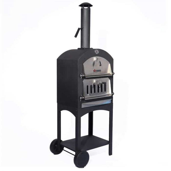 Outdoor Pizza Oven，Wood Fired Double Door Pizza Oven，Perfect For Outside Cooking