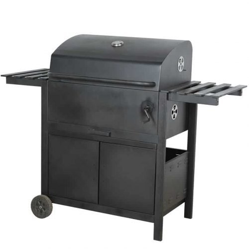 Camping Trolley Charcoal Barbeque Smoker Outdoor BBQ Grill