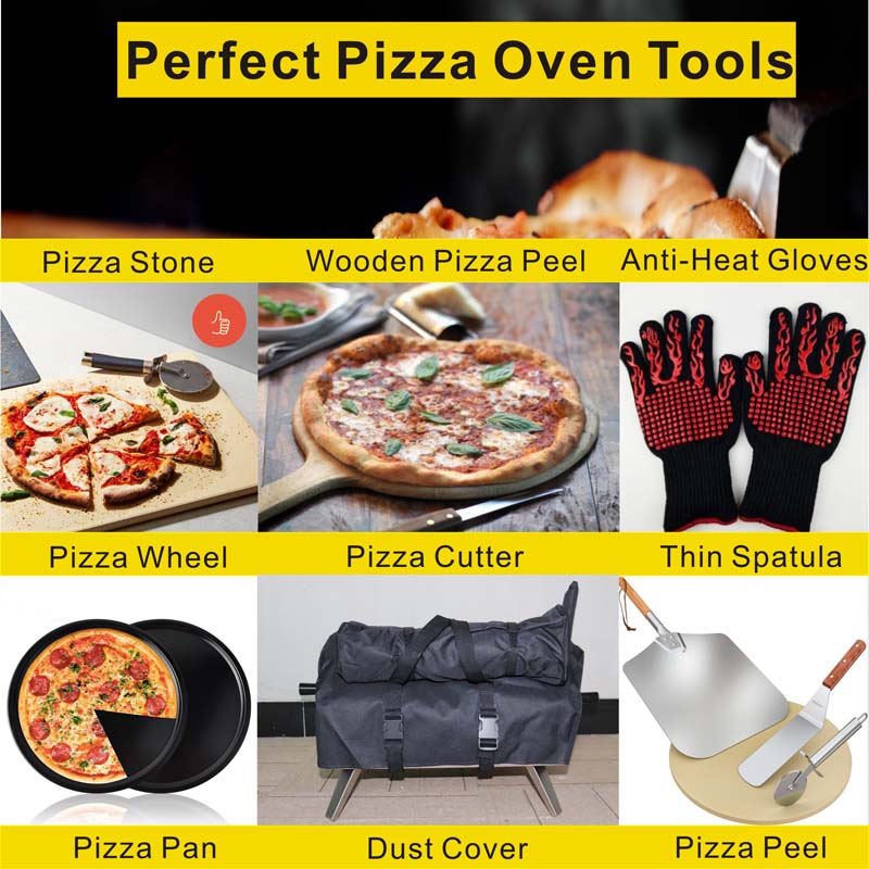 Outdoor Charcoal Pellet Turn Over Door Pizza Ovens QQ-W-SF-2(6)