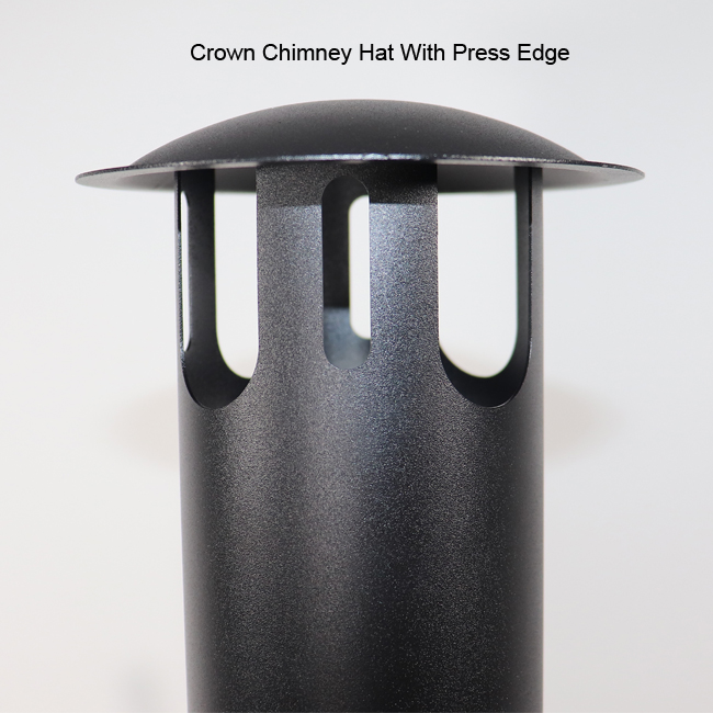 Crown Chimney Hat With Press Edge