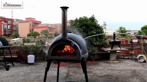 Wood-fire Clay Pizza Oven Dome Oven
