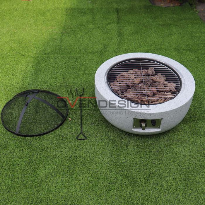 Portable BBQ Grill Gas Type Pizza Oven, Outdoor BBQ, BBQ Grill, Fire Pit Grill FP-G-C-1(4)