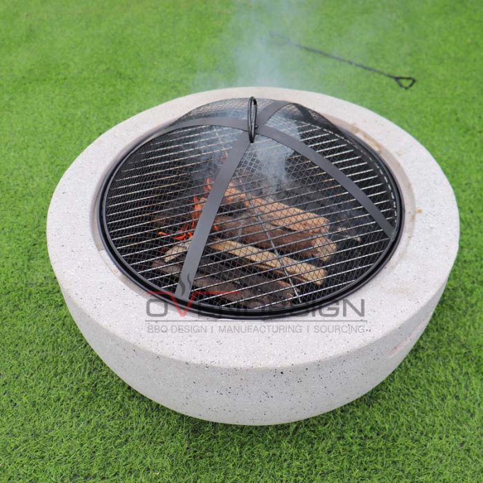 Portable BBQ Grill Wood Fired Pizza Oven, Outdoor BBQ,Fire Pit Grill FP-W-C-1(5)