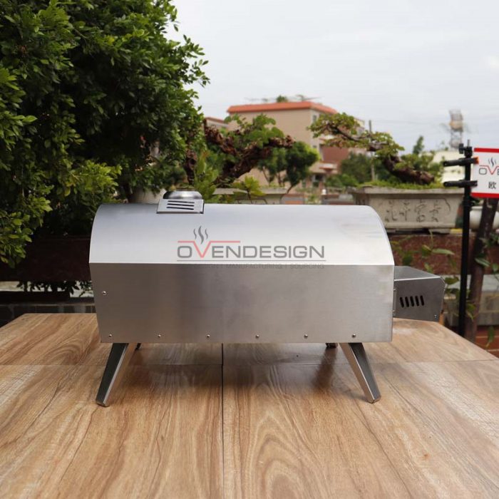 Outdoor Portable Free Installation Stainless Steel Gas Pizza Oven QQ-G-S-3(2)