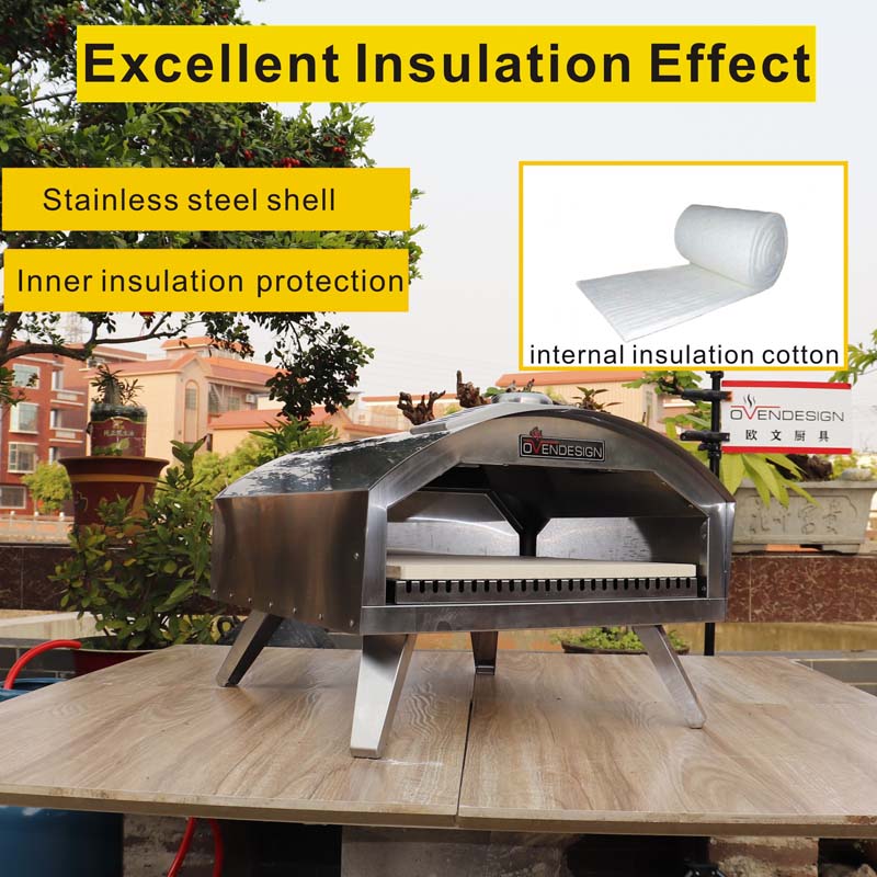 Outdoor Portable Gas Pizza Oven QQ-G-S-3(4)