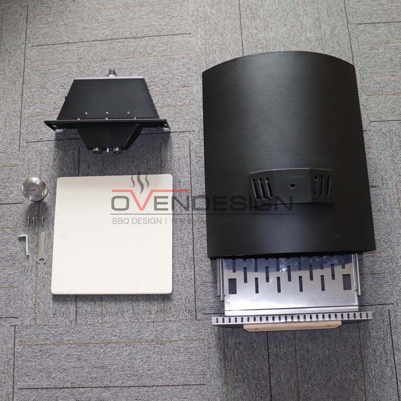 Outdoor Portable Free Installation Gas Pizza Oven with drawer type QQ-G-PD-3