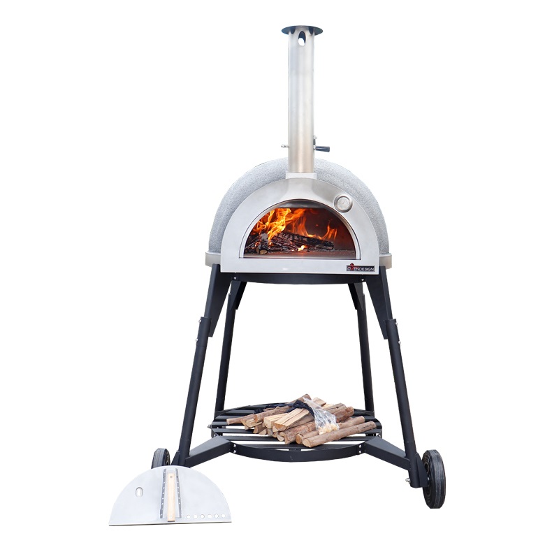 800mm Wood Type Clay Pizza Oven