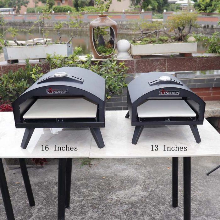 Outdoor portable 13 inches 16inches pizza oven QQ-G-P-3 (2)