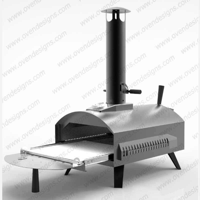 Drawer Type Wood Fired Outdoor Pizza Oven (4)