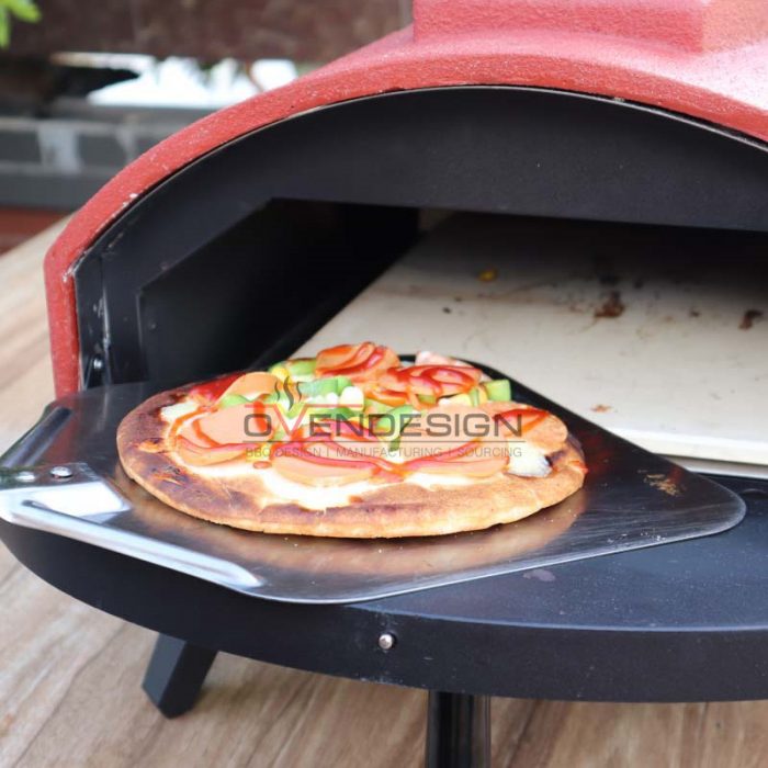 Outdoor Wood Fire Turn Over Door Type Clay Pizza Oven QQ-W-OP-F-4 (5)