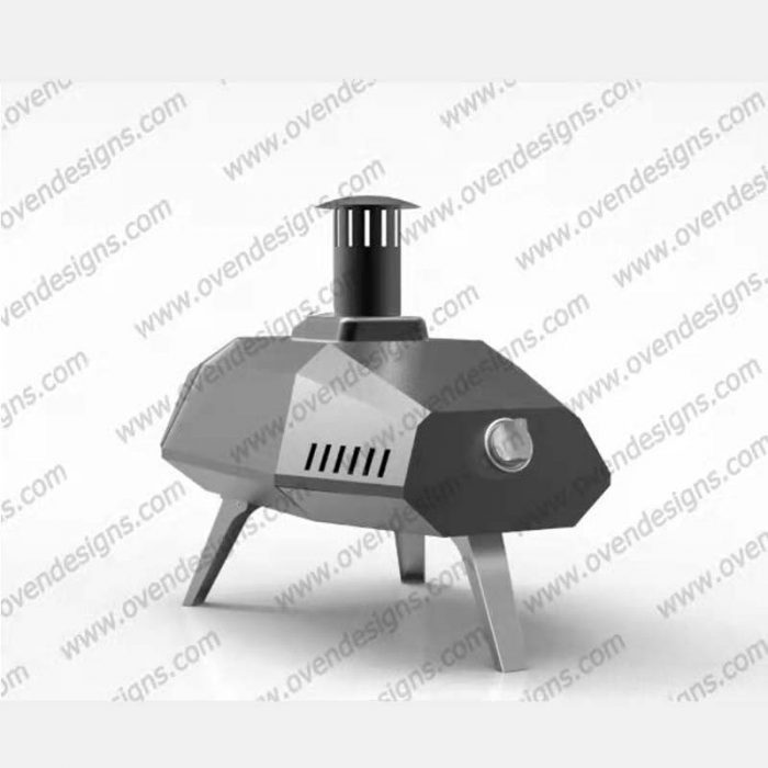 Up-burning Infrared UFO Pizza Oven (3)