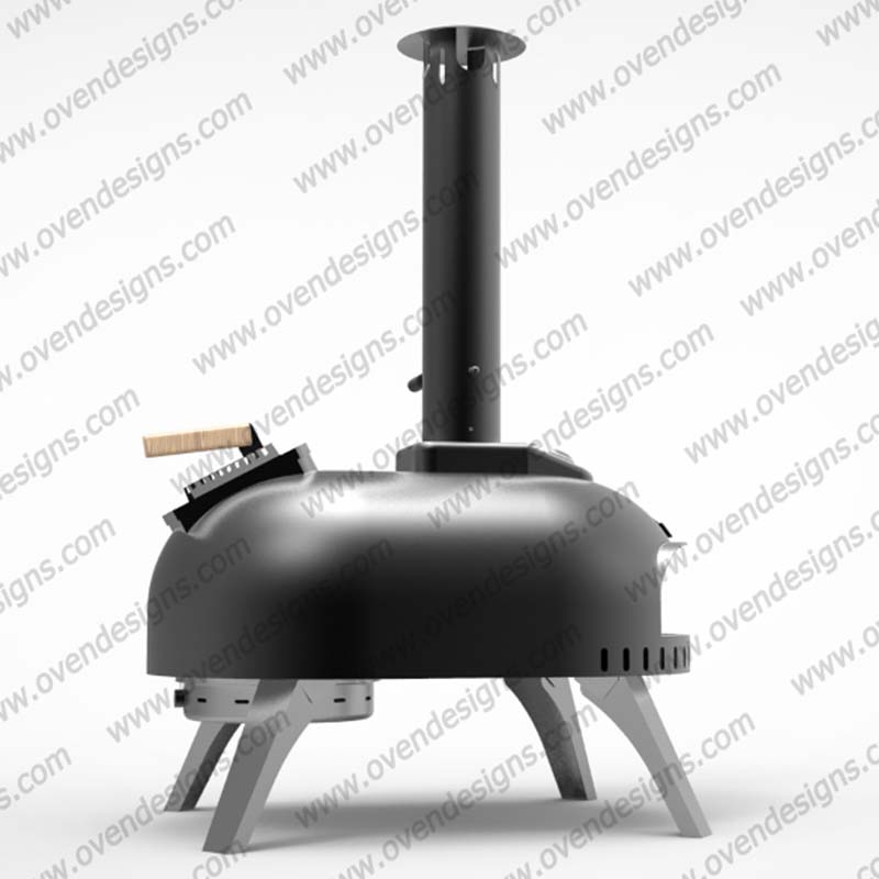 Full automatic blowing combustion supporting charcoal goose egg pizza oven GE-W-P-1(2)
