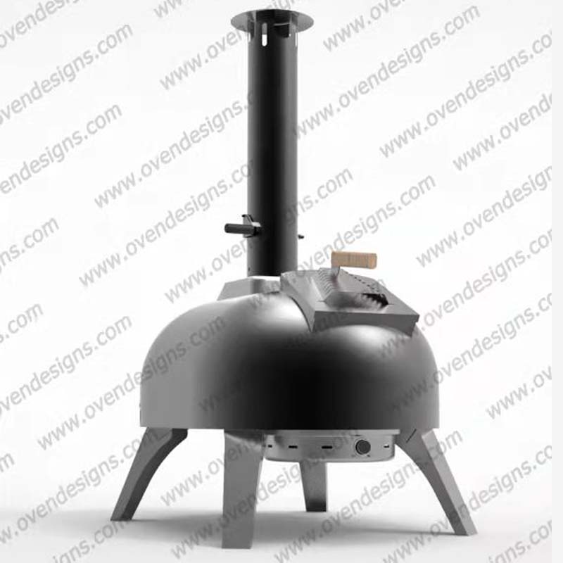Full automatic blowing combustion supporting charcoal goose egg pizza oven GE-W-P-1(6)