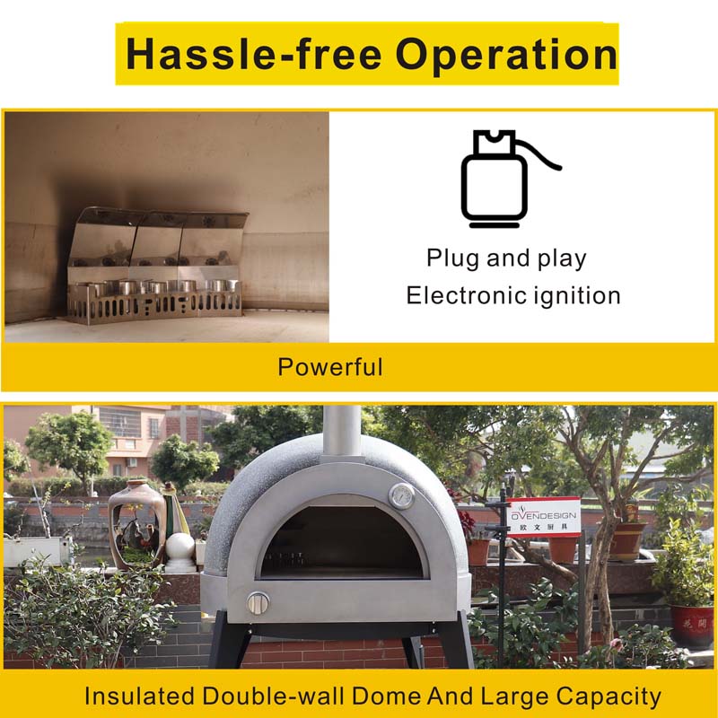 Gas Clay Pizza Oven, Dome Oven, Tandoor Oven CLAY-G-800-1-B1 (1)