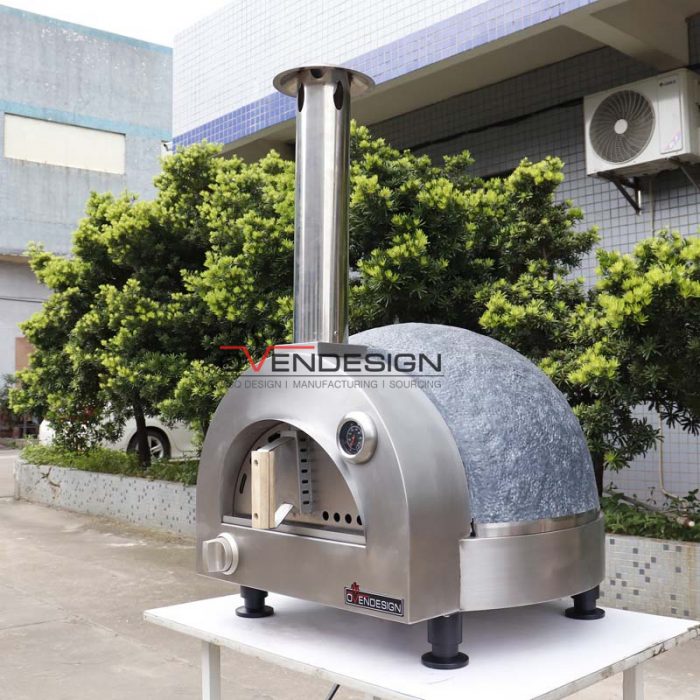 Gas Clay Pizza Oven With Adjustment Feet (2)