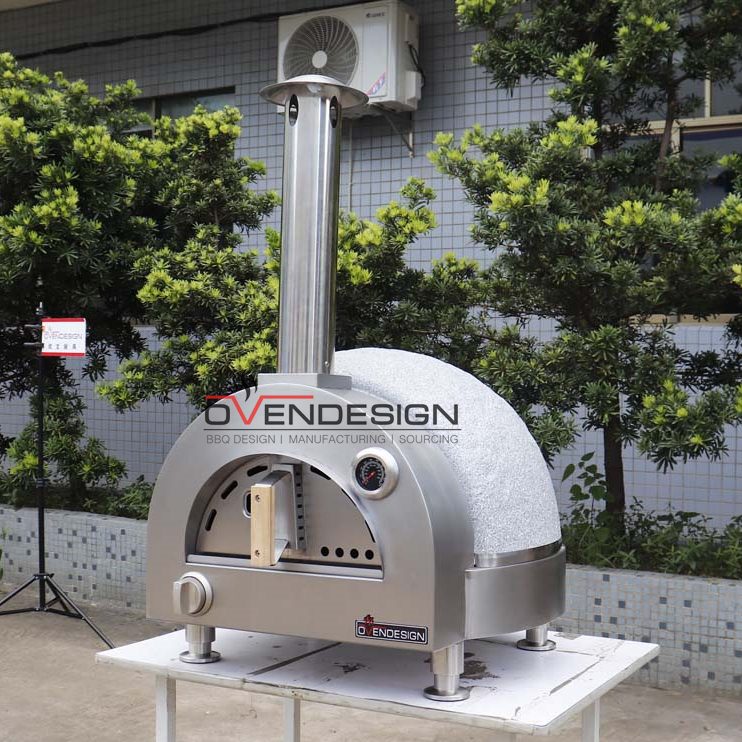 Gas Clay Pizza Oven With Adjustment Feet (4)