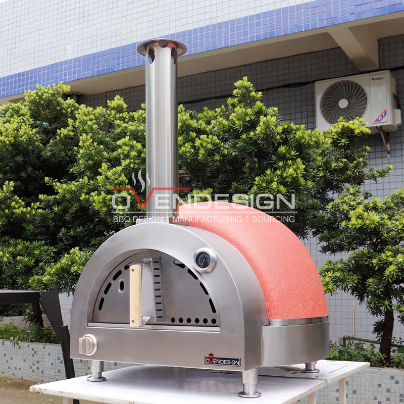 Gas Clay Pizza Oven With Adjustment Feet (7)