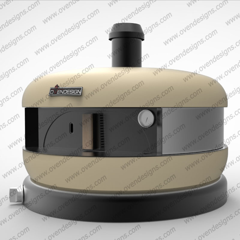 Gas Type Burger Shape Pizza Oven (4)