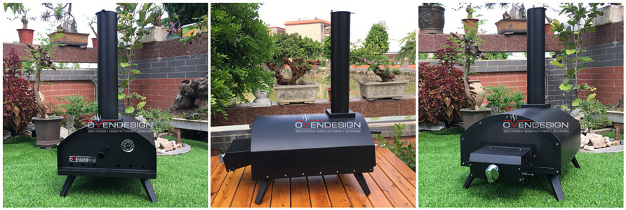 Portable Gas Outdoor Pizza Oven For Home Garden Balcony,Perfect For Outside Cooking QQG-1 Patent Approval