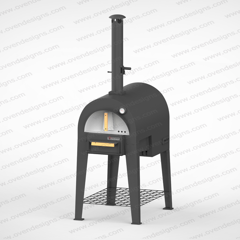 Spraying Type Wood-fire Horizontal Pizza Oven With Separate Burning Room (4)