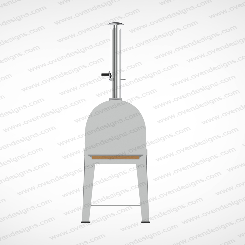 Stainless Steel Wood-fire horizontal Pizza Oven With Separate Burning Room (1)