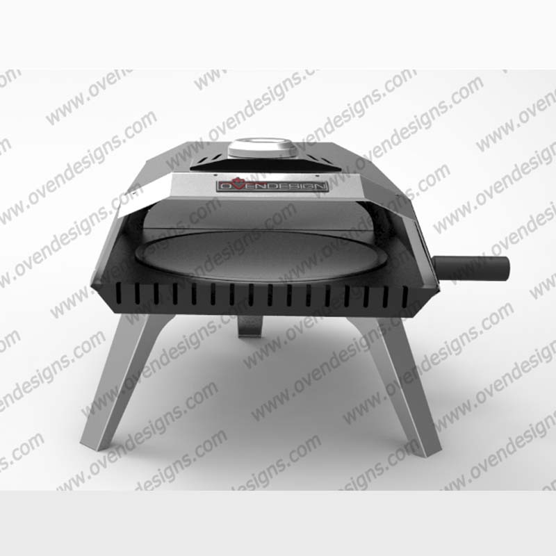 Gas Type UFO Manually Rotate Pizza Oven (1)