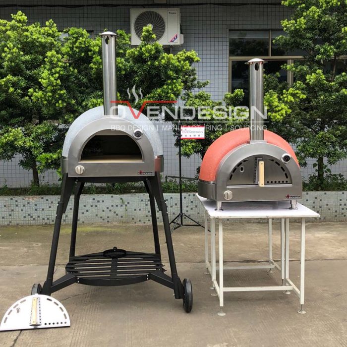 Mobile Version & Tabletop Version Clay Pizza Oven