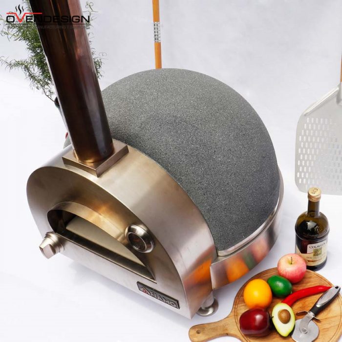Tabletop Gas Clay Pizza Oven (7)