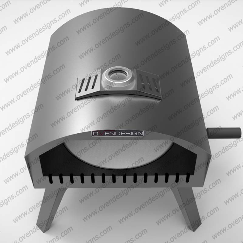 Gas Type QQ Manually Rotate Pizza Oven (1)