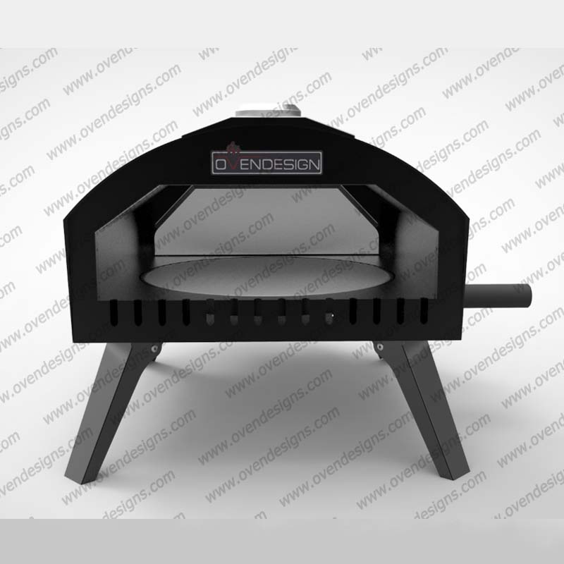 Gas Type QQ Manually Rotate Pizza Oven (5)