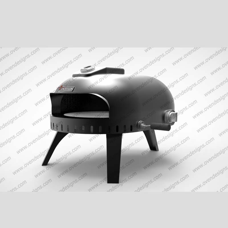Goose Egg Shape Gas Type Manually Rotate Pizza Oven GE-G-PR-1(4)