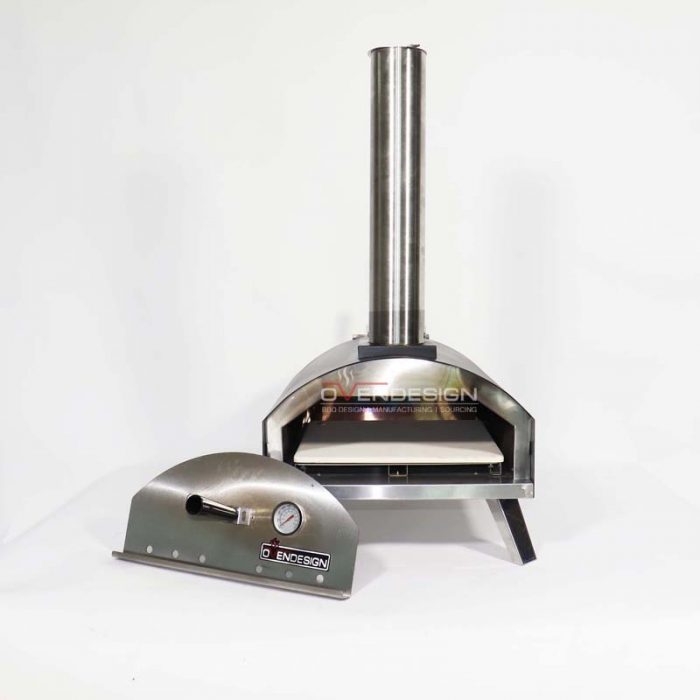 Portable Powder Coated+Stainless Steel Wood-Fired Pizza Oven QQ-W-SP-1(8)