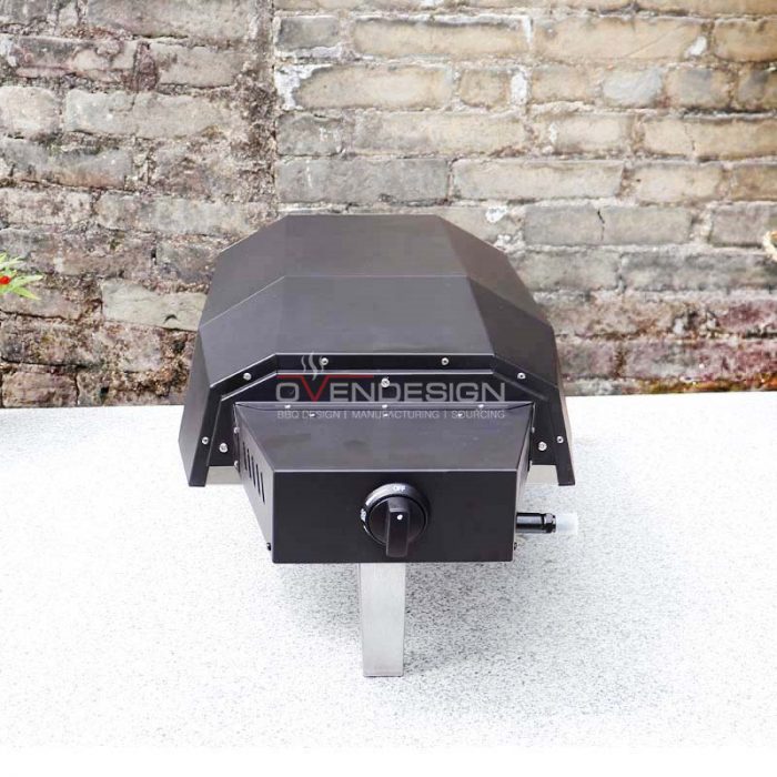 12 Inch Portable Lightweight Powder Coated Gas Pizza Oven Without Thermometer UFO-G-P-4(5)
