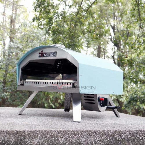 12 Inch Gas Pizza Oven With U shape Fire Row Burning QQ-G-P-4(12 inch) (5)
