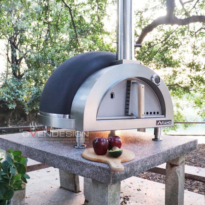 Tabletop Version 800mm Diameter Wood-fired Clay Pizza Oven CLAY-W-800-1 (1)