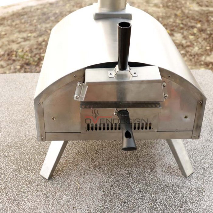 Stainless steel Detachable Multi-Fuel ( GasPellets) Portable Pizza Oven (6)