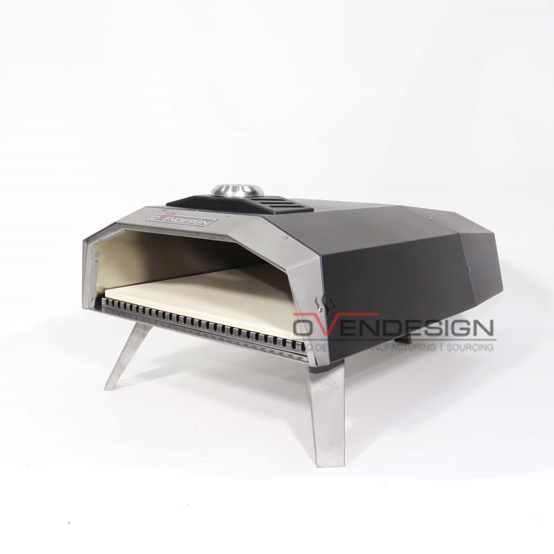 16" Outdoor Portable Gas Type Pizza Oven, Spraying Type Pizza Oven