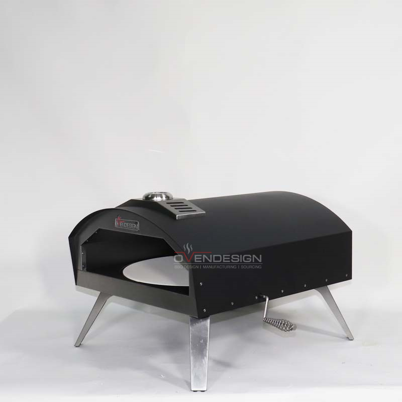 Portable Easily Assembled Gas Pizza Oven With Rotating Pizza Stone