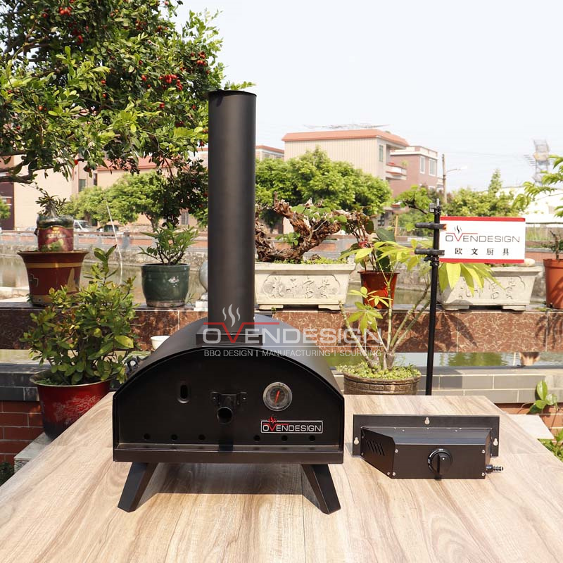 Detachable Multi-Fuel ( Gas/Pellets) Portable Pizza Oven, Gas Pizza Oven, Wood-fire Pizza Oven