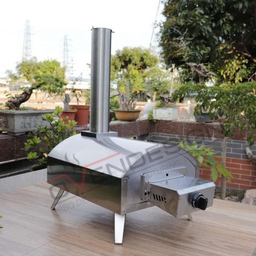 Portable Gas Outdoor Pizza Oven, Stainless Steel Outdoor Pizza Oven QQG-1-S
