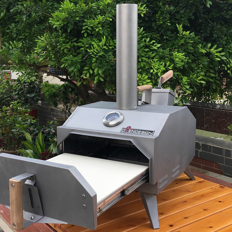 Portable Wood-Fired Outdoor Pizza Oven Rear Heating 5 Portable Wood-Fired Outdoor Pizza Oven Rear Heating