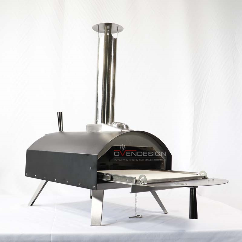 Mixed Material Drawer Type Charcoal/Pellets/Wood Outdoor Portable Pizza Oven