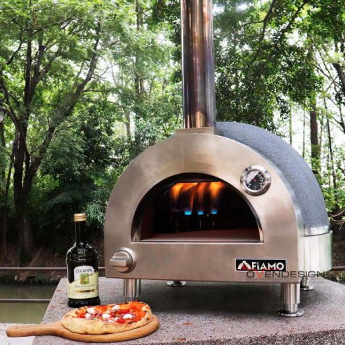 Tabletop Version 600mm Diameter Gas Clay Pizza Oven, Dome Oven For Sale