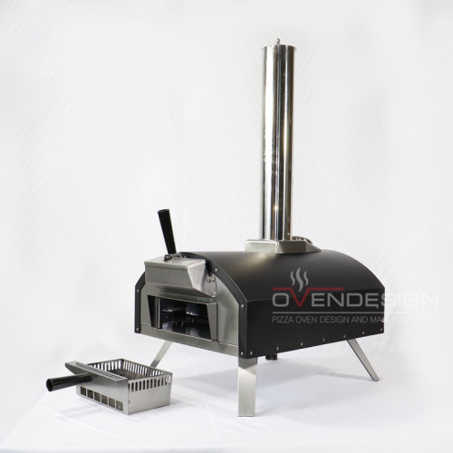 Detachable Mixed Material Multi-Fuel ( Gas/Pellets) Portable Pizza Oven, Gas Pizza Oven, Wood-fire Pizza Oven