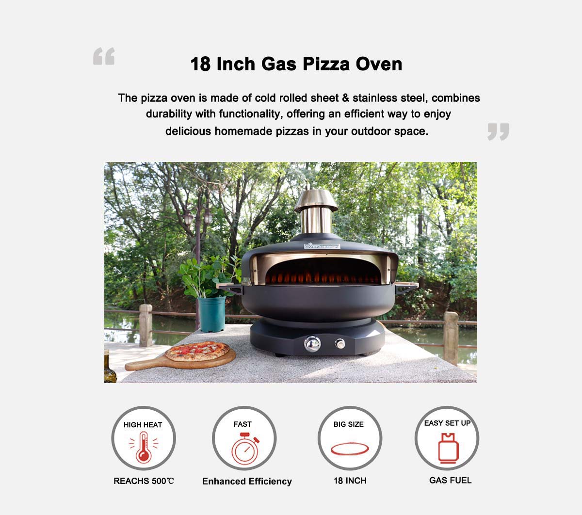 Cubs Cap Pizza Oven CC18G (2) Cubs Cap Pizza Oven CC18G (2)